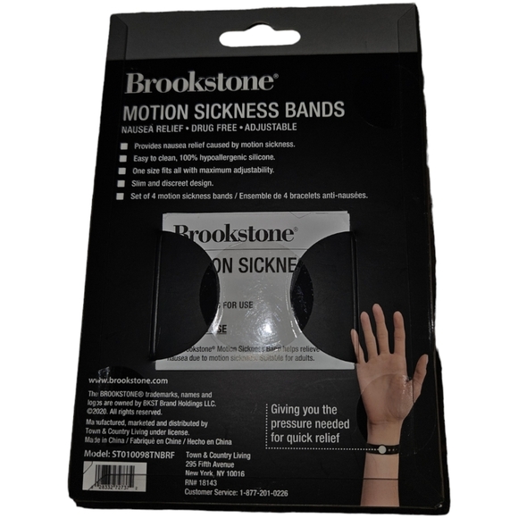 NWT Brookstone Motion Sickness Bands - Picture 2 of 2